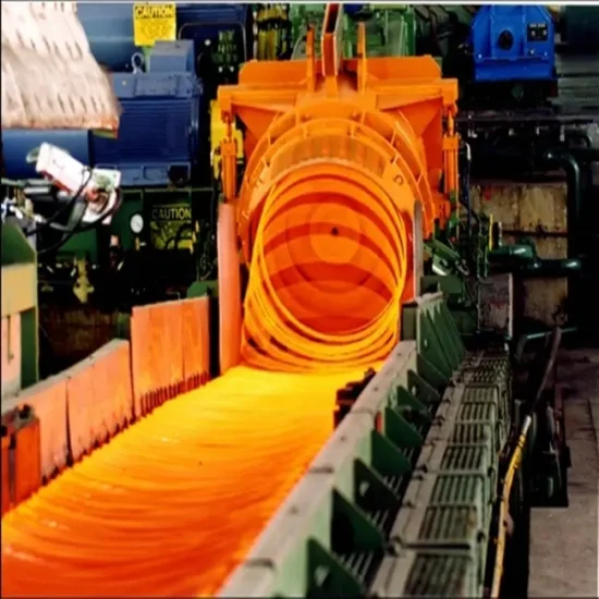 Automatische Warmwalzwerk-Produktionslinie für Maschinen zur Herstellung verformter Bewehrungsstäbe/TMT-Stäbe