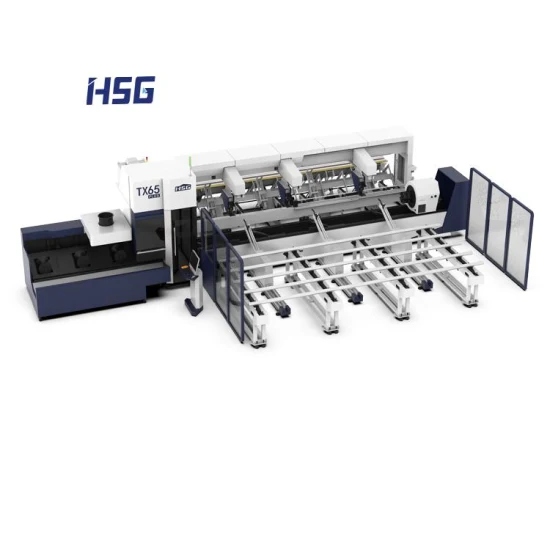 Spezialformrohre Metalllaserschneidemaschine für Kanalwinkel H-förmige Rohre aus Stahl Eisen Aluminiumschneider Preis