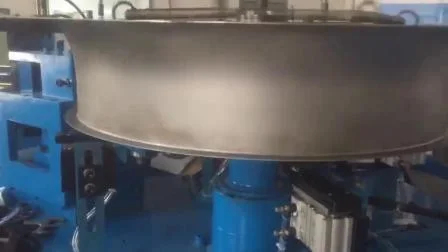 Hydraulische vertikale Lüftergehäuse-Flansch-Roll-Faltmaschine